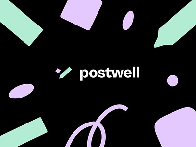 postwell | Logo Design by Logolivery.com branding design graphic design logo vector