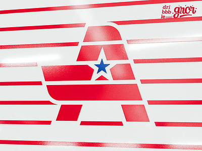 A 3d a for sale gror logo logo design logoground render stripes usa