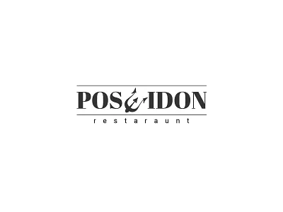 Restaurant Poseidon logotype branding buylogo identity logo logotype poseidon restaurant seafood vector