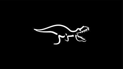 T-rex logo branding logo