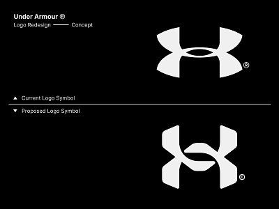 Under Armour Symbol Redesign armour athlete athletics bird brand branding concept global monogram power rebrand redesign sports symbol under underarmour usa wings