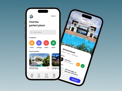 Find a place 2022 adobe xd app app design azerbaijan baku branding california cottage design figma find gradient graphic design home illustration place sketch ui ux