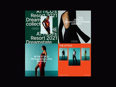 The Attico archive concept art direction branding design fashion fashiondesign graphic design gridbaseddesign layout minimal minimalist modern photography presentation design type typographic typography ui web design whitespace