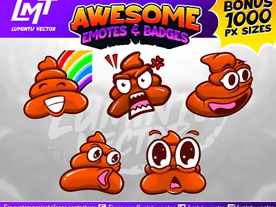 Poo Twitch Emotes - Chibi Meme Pepe Twitch Emotes anime anime twitch emotes chibi cute emoji emote pepe pepega pog poo poop sticker twitch twitch emote twitch emotes