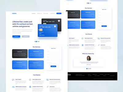 Daily UI Design Challenge | #003 | Landing Page | #DailyUI bank landing page clean website creative dailyui dailyuichallenge design digital digital agency ecommerce figma icon illustration landing page minimal ui ui ux web design
