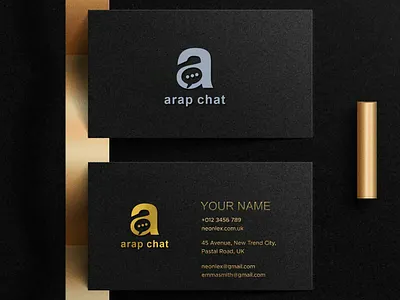 a chat logo concept app branding design icon illustration logo typography vector