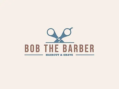 Bob The Barber Logo branding dailylogochallenge design logo vector