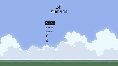 Studio Flora website animation visual identity web animation web design