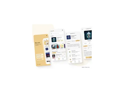 Hearos - Audio Book for children, Parent Area app audio book book children cute illustration kids parents playful ui