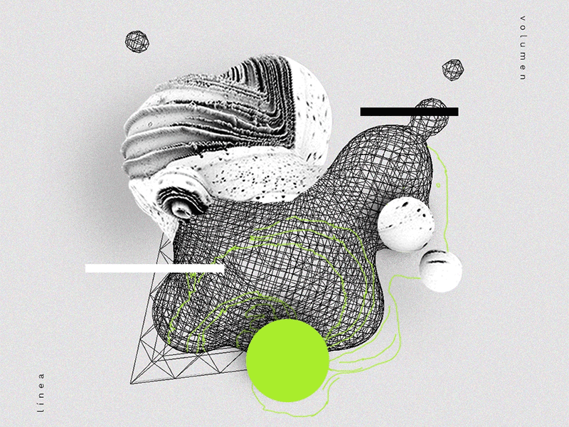 Line - Bulk 3d animation branding graphic design