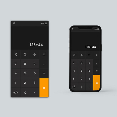 Calculator Screen... @dribble dailyuichallenge graphic design mobilescreen uiux