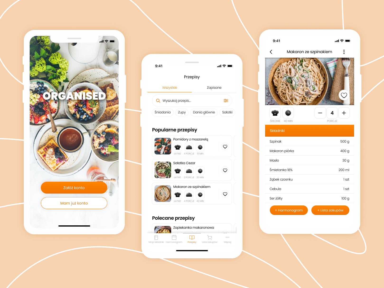 Recipe and Meal Planner App by Wiktoria on Dribbble