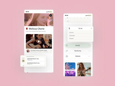 Linkinbio Concept concept design figma mobile ui web design