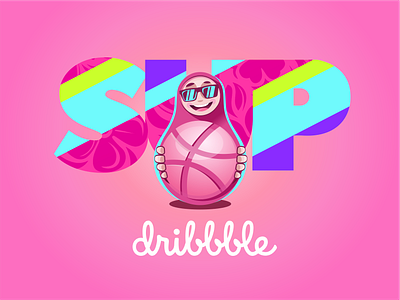 Hello!) design graphic design hellodribbble hi illustration vector