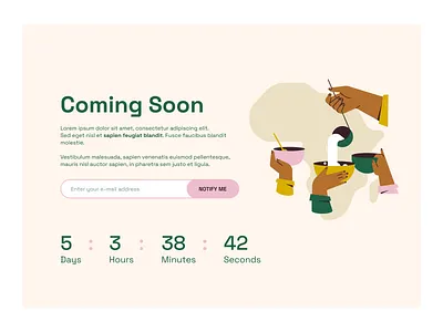 Daily UI 048 - Coming soon coming soon daily ui 48 dailyui design ui ui daily 48 uidaily