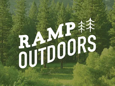 Ramp Outdoors Logo branding design graphic graphic design illustration illustrator logo nature outdoors outside