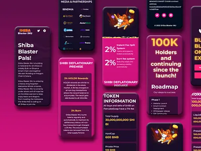 Sibba Token App Design best web design creative web pages design frontend graphic design illustration landing page design landing pages ui