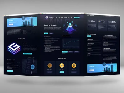 Gain Dao Website Design best web design creative web pages design frontend graphic design illustration landing page design landing pages logo nft marketplace landing page psd designer psd to html ui ui ux ui ux design ui ux designer ux web web designer web layout