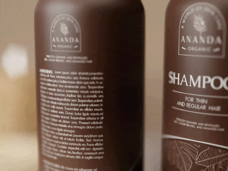 Organic Shampoo 3d adobe illustrator animation blender branding design dieline graphic design illustration logo vector