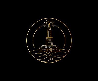 Alexandria Lighthouse logo alexandria alexandria lighthouse animation art artwork brand design graphic design illustration lighthouse logo logotype minimal minimalist typogaphy