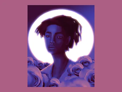 Willow Smith-Digital illustration illustration portrait willow smith