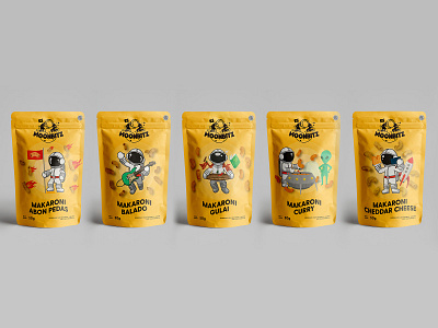 Moonbitz concept packaging packaging design snack snacks