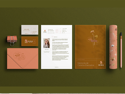Mira Solar | Stationary astrology branding card career envelope feminine flower gender graphic design inspiration logo stationary woman women