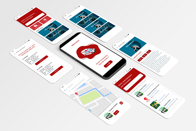 Ambulance App ambulance apps dashboard design hompage splash page ui uiux