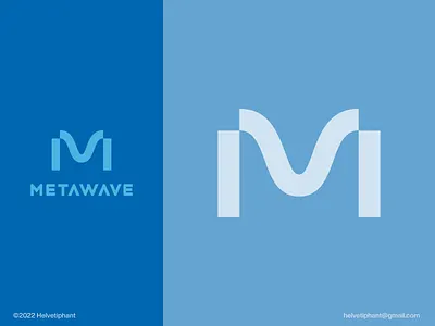 Metawave - logo concept abstract logo brand design branding creative logo custom logo exclusive logo geometric logo icon lettermark logo logo logo concept logo design logotype m letter logo meta minimalist logo modern logo technology logo typography wave logo