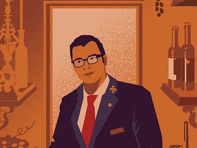 Illustrations for the article "Secrets of the Service" High Life drawing illustration illustrator