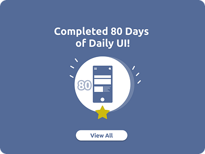 Daily UI 84 - Badge design ui ux