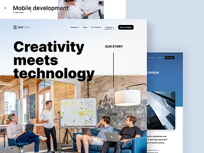 Development Agency website agency branding design developer development graphic illustration ui ux vector web