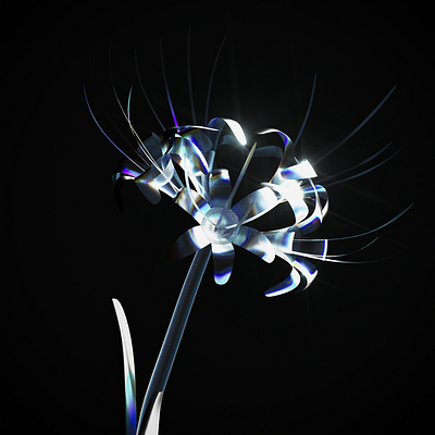 flow-y 3d 3d art bloom branding c4d cinema 4d flower graphic design octane redshift