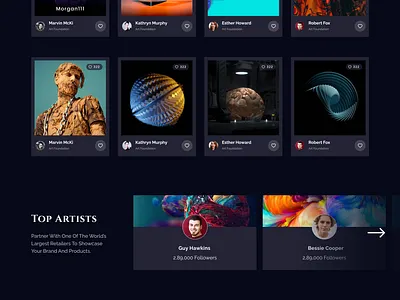 NFT app nft ui ux web