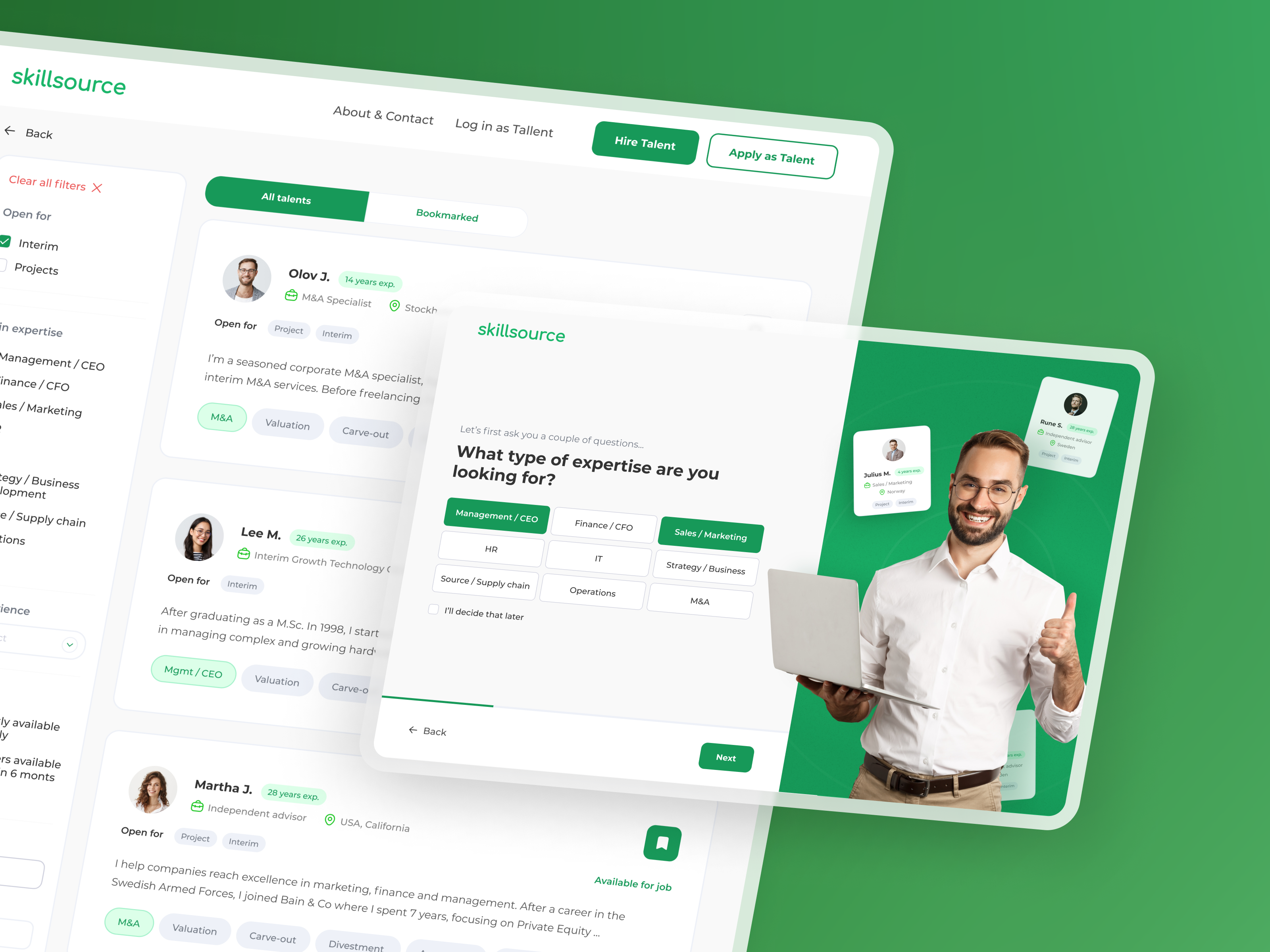 Example of Website Design & UI System