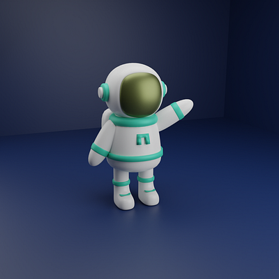 Astronaut 3D-Model 3d blender design graphic design illustration space