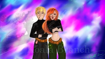 Kim Possible Fan Art 2d animation 2d illustration animation design graphic design illustration paintstorm