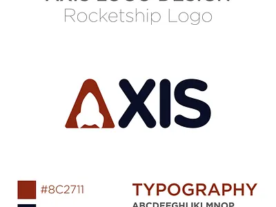 Rocketship Logo for Axis dailylogochallenge graphic design md faysal ahmed shovo