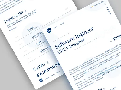 Personal website design personal site por portfolio website