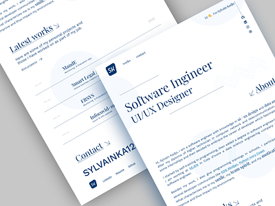 Personal website design personal site por portfolio website