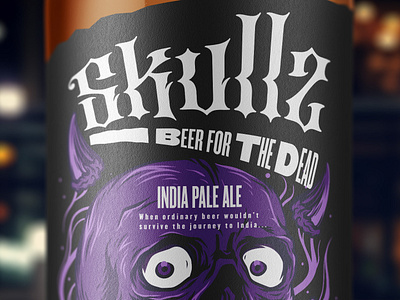 SKULLZ Beer - Logo & Packaging Design brand identity branding design emblem graphic design identity identity design illustration logo packaging packaging design vector