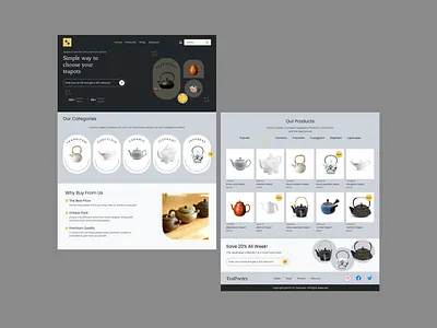 TeaPoetry - Teapot Website 3d animation app branding design graphic design illustration logo minimalist motion graphics teapot typography ui ux vector website