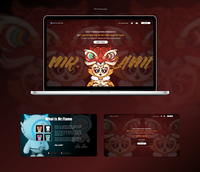 NFT-Mr.Flame branding design graphic design typography ui ux