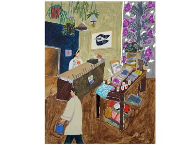 Kata Kata childrenillustration collage color design editoral editorial illustration japan mixed media painting paper collage paperart shop