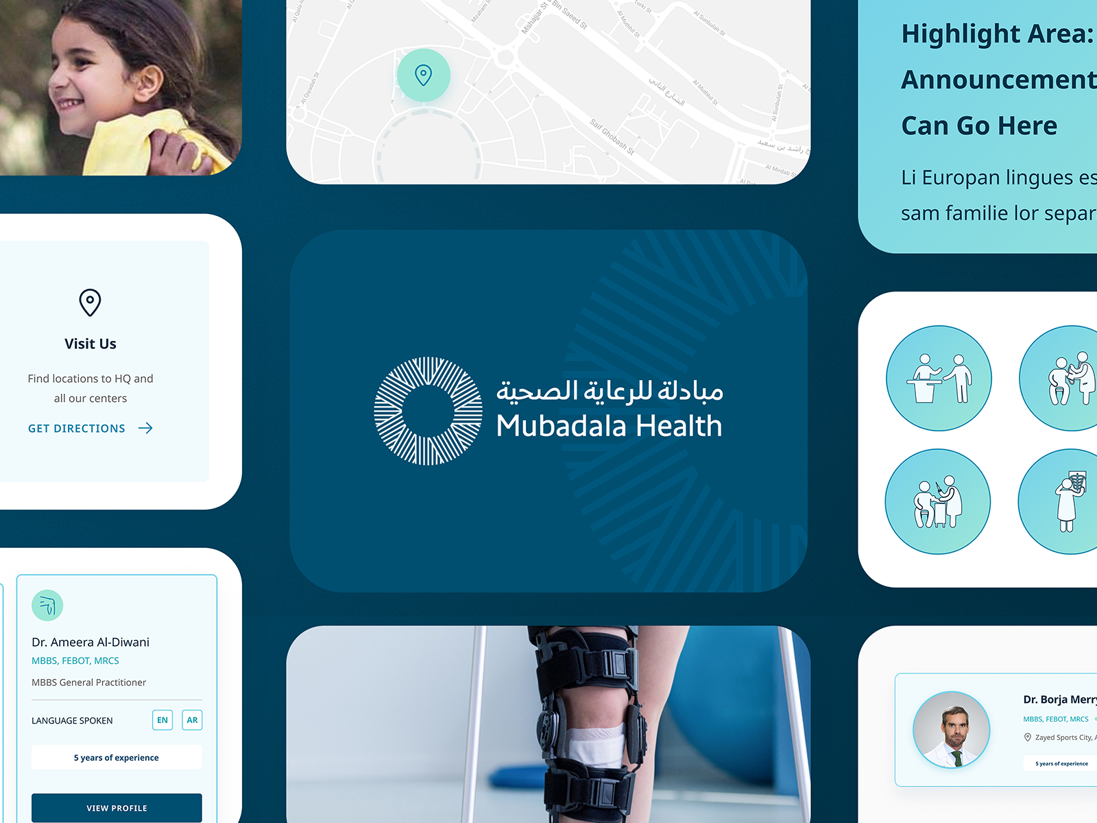 Mubadala Health Website(s) By Labib Jaffar On Dribbble