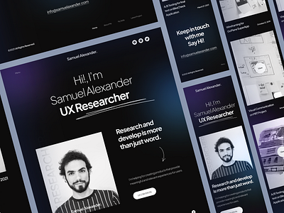 🎯 Website Portfolio Landing Page - Responsive Version breakpoints clean dark darkmode fresh landing landingpage layout mobile portfolio responsive slab slabdsgn strong ui uiux uiuxdesign ux