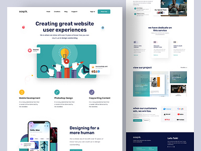 Creating Great Website Design animation branding creating website design digital landingpage graphic design illustration landingpage logo markting minimal uidesign uiux uiux design user experience webdesign