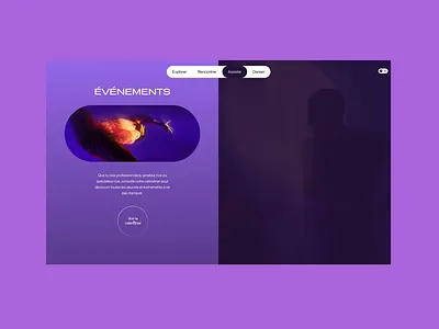 Think dance - Website animation calltoaction colors cta design graphic design interaction interface mask motion graphics ui uidesign web webdesign