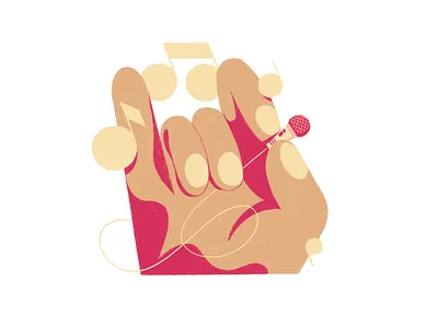 🎶 illustration music procreate