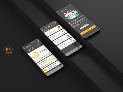 PxReward app app dev design flutter ios mobile ui ux